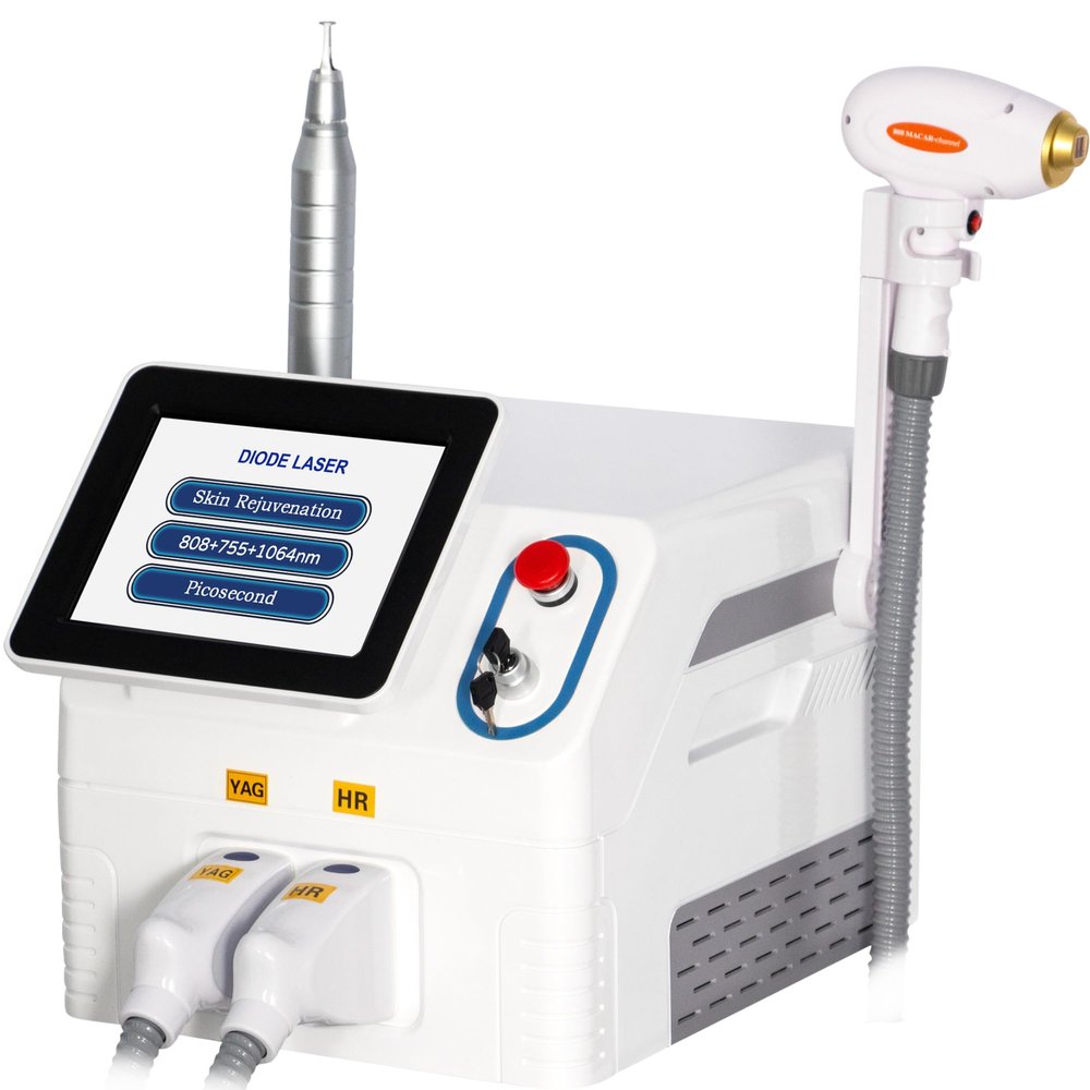 2 IN1 Multifunctional Hair Removal Machine, Hair Removal Device Reduction in Hair Regrowth For Men And Women Home and Commercial Use, White