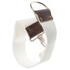 ABOOFAN Canvas Sharpener Razor Cotton Canvas Strop with Dual Cowhide Straps for Final Sharpening and Smoothing after Honing, Featuring Handle and Hanging Ring for Decorative view 1