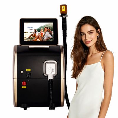 10 Bars 808 Hair Removal Device Whole Body Hair Reduction Skin Smoonth Personal and Commercial Use Black and Gold