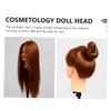 ROPCVAX Cosmetology Mannequin Synthetic Styling Practice Realistic Doll Braiding Updos Hairdressing Students Professionals view 2