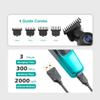 DAXXIN Hair Cutting Tool, Men's Electric Hair Clipper Gradient Metal Body Hair Trimmer LED Intelligent Digital Display Home Carving Pusher(OneColor) view 4