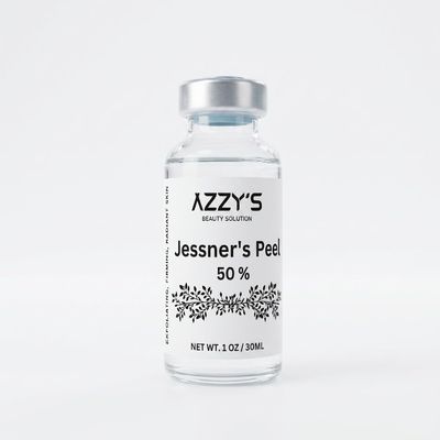 Azzys 20% Jessner Chemical Peel - Maximum Professional Strength Multi-Acid Facial Exfoliator with Salicylic & Lactic Acid - Targets Deep Acne Scars, Dark Spots & Hyperpigmentation - 1 fl oz