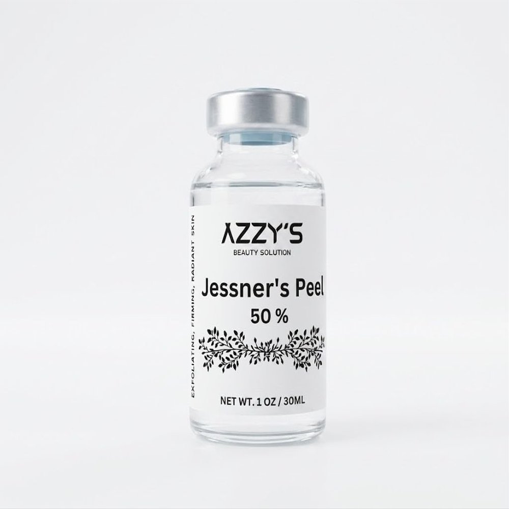 Azzys 20% Jessner Chemical Peel - Maximum Professional Strength Multi-Acid Facial Exfoliator with Salicylic & Lactic Acid - Targets Deep Acne Scars, Dark Spots & Hyperpigmentation - 1 fl oz