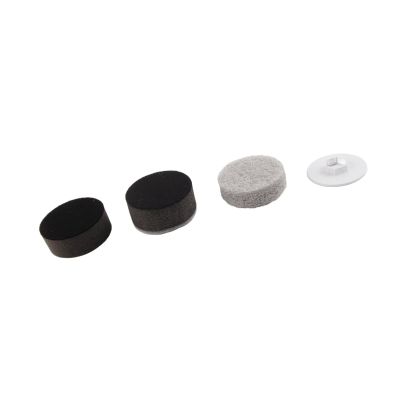 Qcwwy Electric Spin Scrubber Head Replacement 3 Pack, Nylon Brush Heads for Cordless Cleaner with Easy Install for Deep Cleaning Corners, Spin Scrubber Head for (Coarse Fiber, Sponge, Cleaning