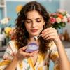 Makeup Cleaner Bowl for Brushes Cosmetic Brush Cleaning view 2