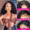 HAVI KING 16 Inch 13x4 Deep Wave Short Bob Human Hair Lace Front Wig view 3