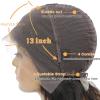 HAVI KING 16 Inch 13x4 Deep Wave Short Bob Human Hair Lace Front Wig view 4