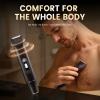 New Upgraded 3-in-1 Multifunctional Trimmer, IPX7 Waterproof Shaver Rechargeable Cordless Hair, Cordless Hair Clipper, Grooming Kit for Hair Face Body (Gold) view 2