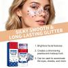 Fourth of July Glitter Stick, Sparkle Red White and Blue Face Hair Body Glitter, Body Glitters Stick for Women-Kids,Waterproof-Glitters Makeup for 250th Independence Day Anniversary view 2