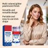 Fourth of July Glitter Stick, Sparkle Red White and Blue Face Hair Body Glitter, Body Glitters Stick for Women-Kids,Waterproof-Glitters Makeup for 250th Independence Day Anniversary view 4