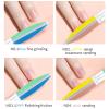 6 Sided Nail File and Nail Buffers, Nails File and Buffer Multi Functional Tool, for Shaping Buffing and Polishing Nails Gift Women Care Tool Polishing view 4