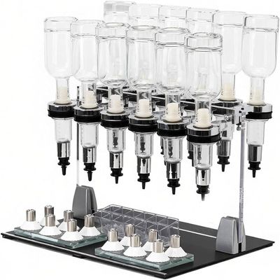 Perfume Filling Machine - Manual Liquid Filler with 12 Bottles & Scent Cups, Ideal for Bars, Studios, Salons & Stores, Efficient Perfume Dispenser Tool