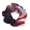 Firework American Flag 4Th of July Scrunchies for Women Chiffon Hair Ties Fashion Soft Ties And Bands Elastic Ponytail Holders No Damage Hair Accessories view 1