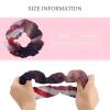 Firework American Flag 4Th of July Scrunchies for Women Chiffon Hair Ties Fashion Soft Ties And Bands Elastic Ponytail Holders No Damage Hair Accessories view 2