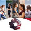 Firework American Flag 4Th of July Scrunchies for Women Chiffon Hair Ties Fashion Soft Ties And Bands Elastic Ponytail Holders No Damage Hair Accessories view 3