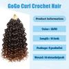 8 Packs Curly Crochet Hair GoGo Curl Crochet Hair for Black Women 14 Inch view 2