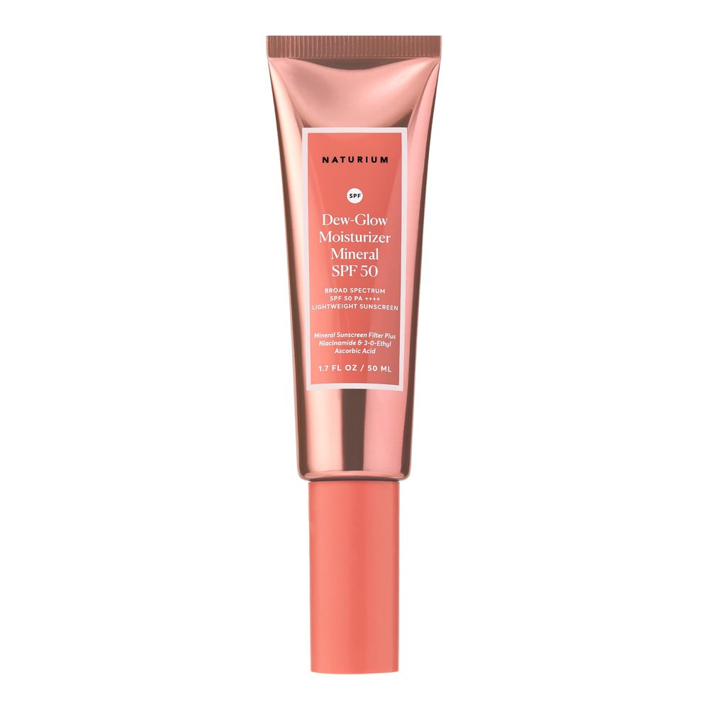 Naturium Dew-Glow Moisturizer Mineral SPF 50, Face Sunscreen, 1.7 fl oz