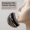 Lymphatic Contour Face Sculpting Brush, Ultra-Soft Hypoallergenic Bristles, Zebra Print, Ergonomic Anti-Slip Design, with Dustproof Storage Case view 3