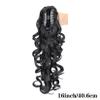 FUIBEJAE Drawstring Ponytail Extension,16 Inch Claw Clip Ponytail Extension Clip in Curly Pony Tails Synthetic Hair Piece for Black Women Daily Use view 3