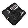 Sanpyl Ingrown Toenail Clipper Kit, Professional Curved Straight Cutter with Nail Scraper, Stainless Steel Toenail Tool Kit for Thick Ingrown Nails, Home Travel (7pcs Black) view 1