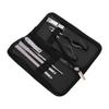Sanpyl Ingrown Toenail Clipper Kit, Professional Curved Straight Cutter with Nail Scraper, Stainless Steel Toenail Tool Kit for Thick Ingrown Nails, Home Travel (7pcs Black) view 3