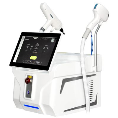2 in 1 Portable Hair Removal Device, Multi Wavelength 755/808/940/1064nm Ice Cooling Home Hair Remover for Full Body & Facial, 10 BARS for Men Women