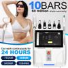 2 in 1 Portable Hair Removal Device, Multi Wavelength 755/808/940/1064nm Ice Cooling Home Hair Remover for Full Body & Facial, 10 BARS for Men Women view 3