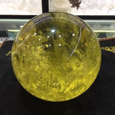 NJFSWNXOR Yellow Crystal Ball (Size : 1400-1500g)
