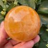 NJFSWNXOR Beautiful Orange Calcite Crystal Sphere Ball (Size : 180-200g) view 2