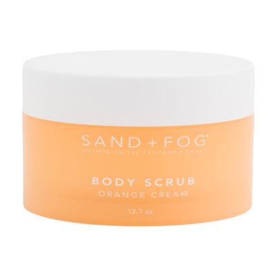 Sand + Fog Orange Cream Body Scrub, Exfoliating Salt Scrub, 12.7 oz