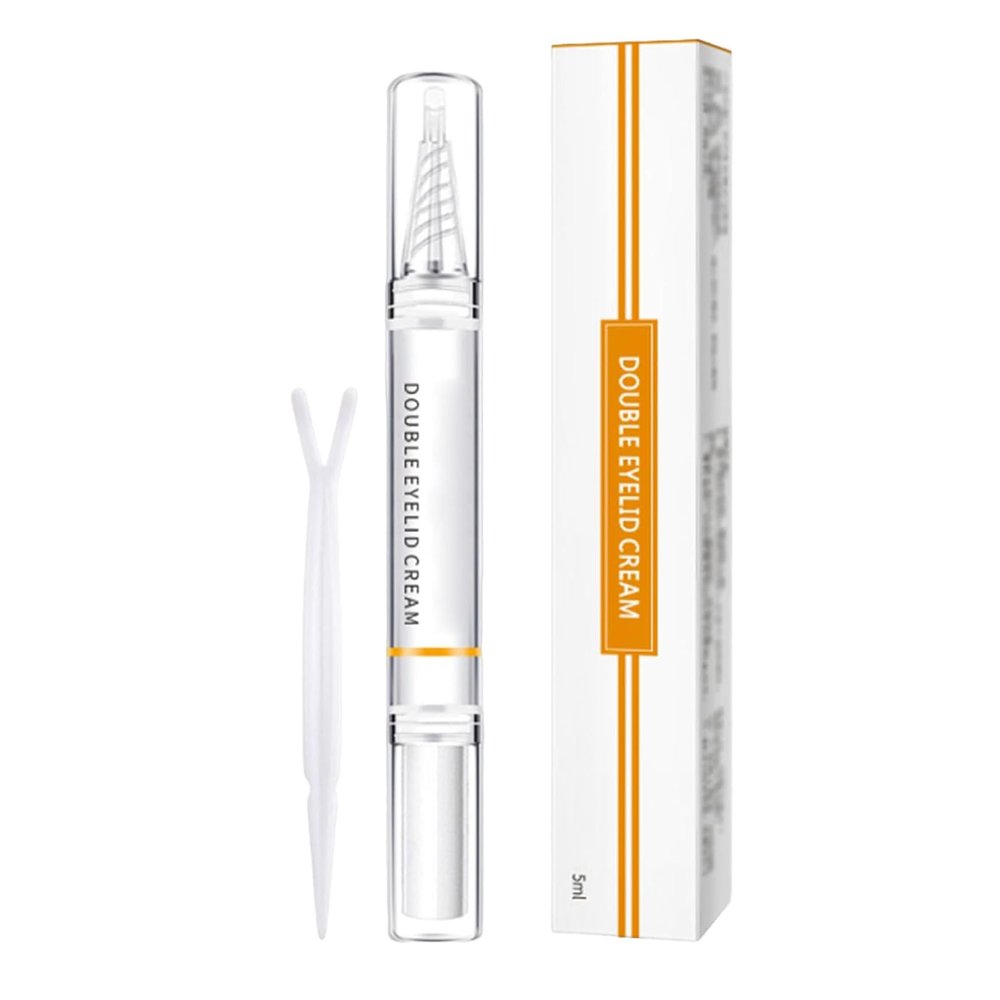 Invisible Double Eyelid Shaping Cream Long Acting Eye Lid Lifting Formula Glue for Hooded Droopy Eyelids with Y Fork 0.17oz1