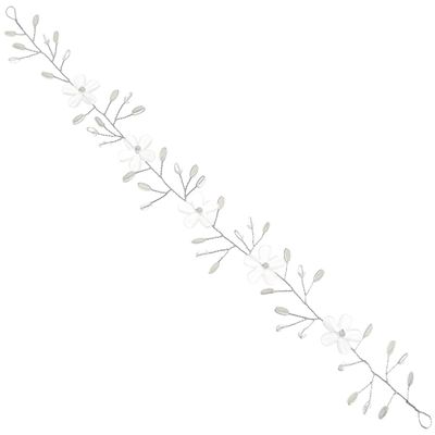 VILLCASE Lightweight Silver Bridal Hair Vine Headband for Wedding Bride, Creative Design with Acrylic and Alloy Materials, Charming Hair Accessory for Wedding Ceremony