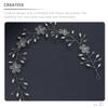 VILLCASE Lightweight Silver Bridal Hair Vine Headband for Wedding Bride, Creative Design with Acrylic and Alloy Materials, Charming Hair Accessory for Wedding Ceremony view 3