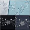 VILLCASE Lightweight Silver Bridal Hair Vine Headband for Wedding Bride, Creative Design with Acrylic and Alloy Materials, Charming Hair Accessory for Wedding Ceremony view 4