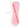 ARTIBETTER Silicone Travel Makeup Brush Bags Button Closure with Inclined Openings and 2 Pcs Compact Cosmetic Brush Holders for Business Trips view 2