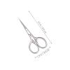 NOLITOY 4pcs Beard Grooming Scissors for Men, Stainless Steel Portable Facial Hair Trimmer with Gentle Cutting, for Fine Facial Hair and Beard, for Traveling view 2