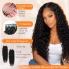 Feather Crochet Deep Wave 14inch 120g Human Hair for Black Women view 2