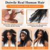 Feather Crochet Deep Wave 14inch 120g Human Hair for Black Women view 4