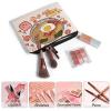 FekiLoot Delicious Sweet Ramen Aesthetic Travel Makeup Bag Portable Cosmetic Bag with Zipper Cute Makeup Pouch & Toiletry Bag for Women Lightweight Skincare Organizer view 3