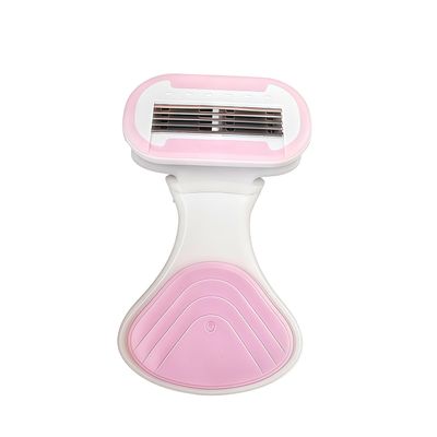 Whityle Pink Mini Girls' Razor with 2x 5-Blade Refills