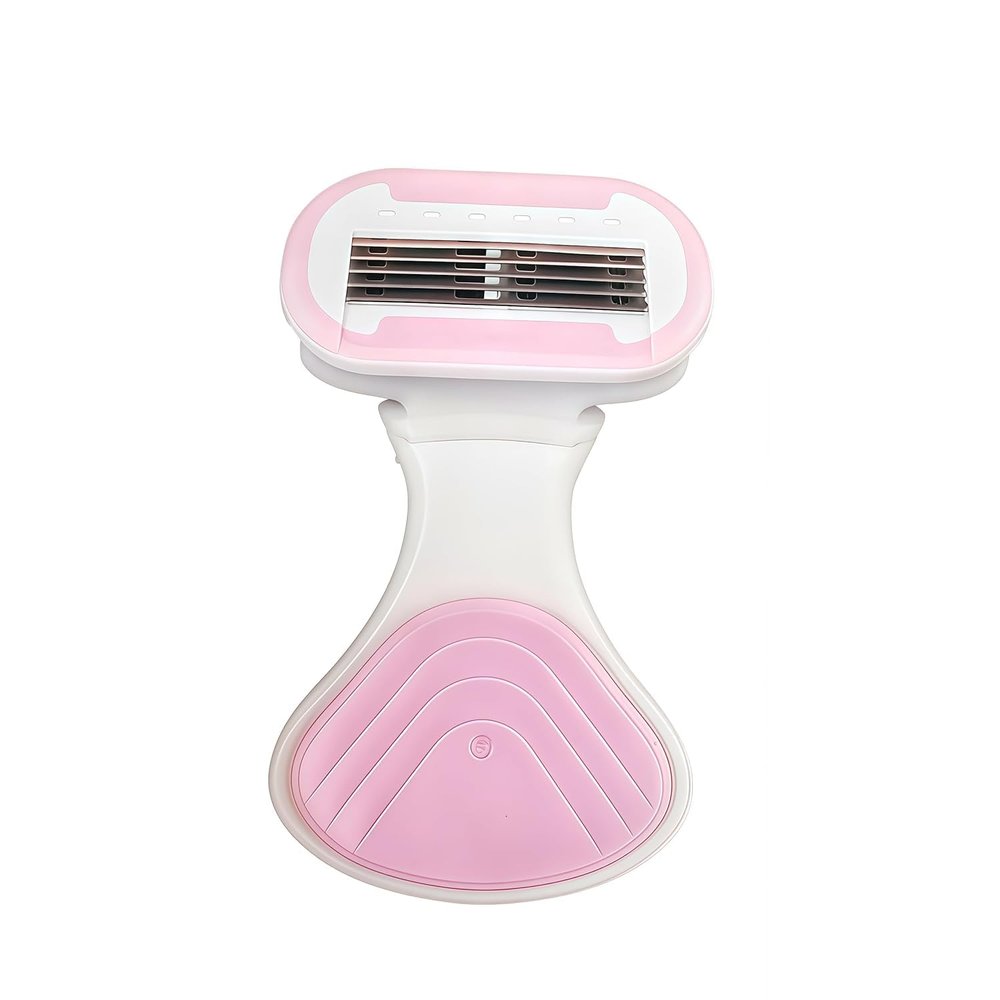 Whityle Pink Mini Girls' Razor with 2x 5-Blade Refills