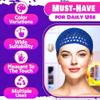 KETAR 4 Pcs Crochet Hair Net for Sleeping, Polyester (Black & Blue) view 4