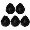 Kichvoe 5pcs Household Appliance Brush Head Cleaning Machine Accessory Multi-Purpose Plastic Brush Head for Home Use and Repairing Store Use Black view 1