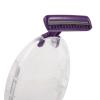 INOOMP Small Body Hair Remover Tool for Women Rake-shaped Razor with Plastic and Metal Material Comfortable Multifunctional Device for Underarm and Body Hair Travel Use view 3