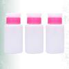 3pcs 150ml Plastic Nail Remover Bottle Press Pump, Xmas view 4