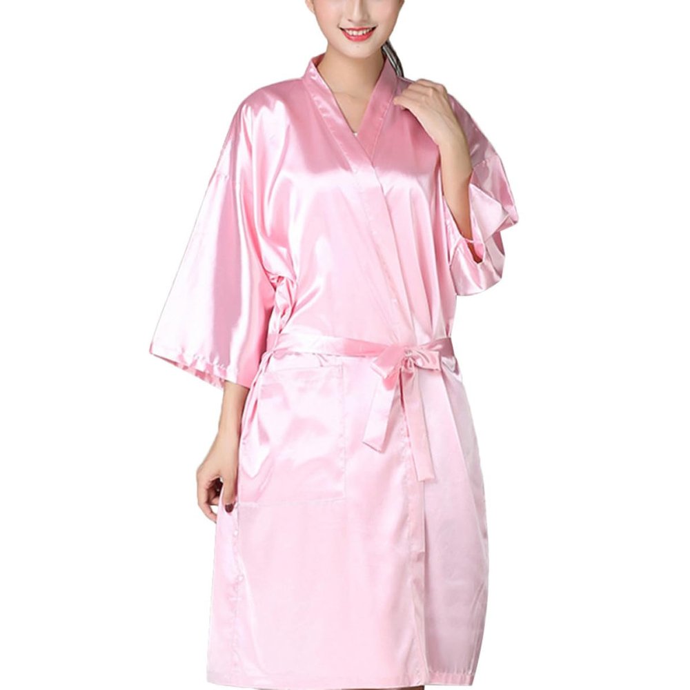 Baluue Pink Hair Salon Cape for Stylists, Waterproof Hairdressing Apron