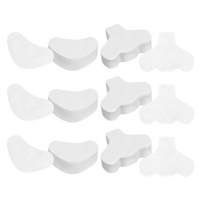 TIKODIDA 600pcs T-zone Cotton Facial Mask Strips for Pores Extraction and Nose Cleansing, Portable White Cotton Pads Complete Coverage for Daily Facial Cleansing and Beauty Mask Routines