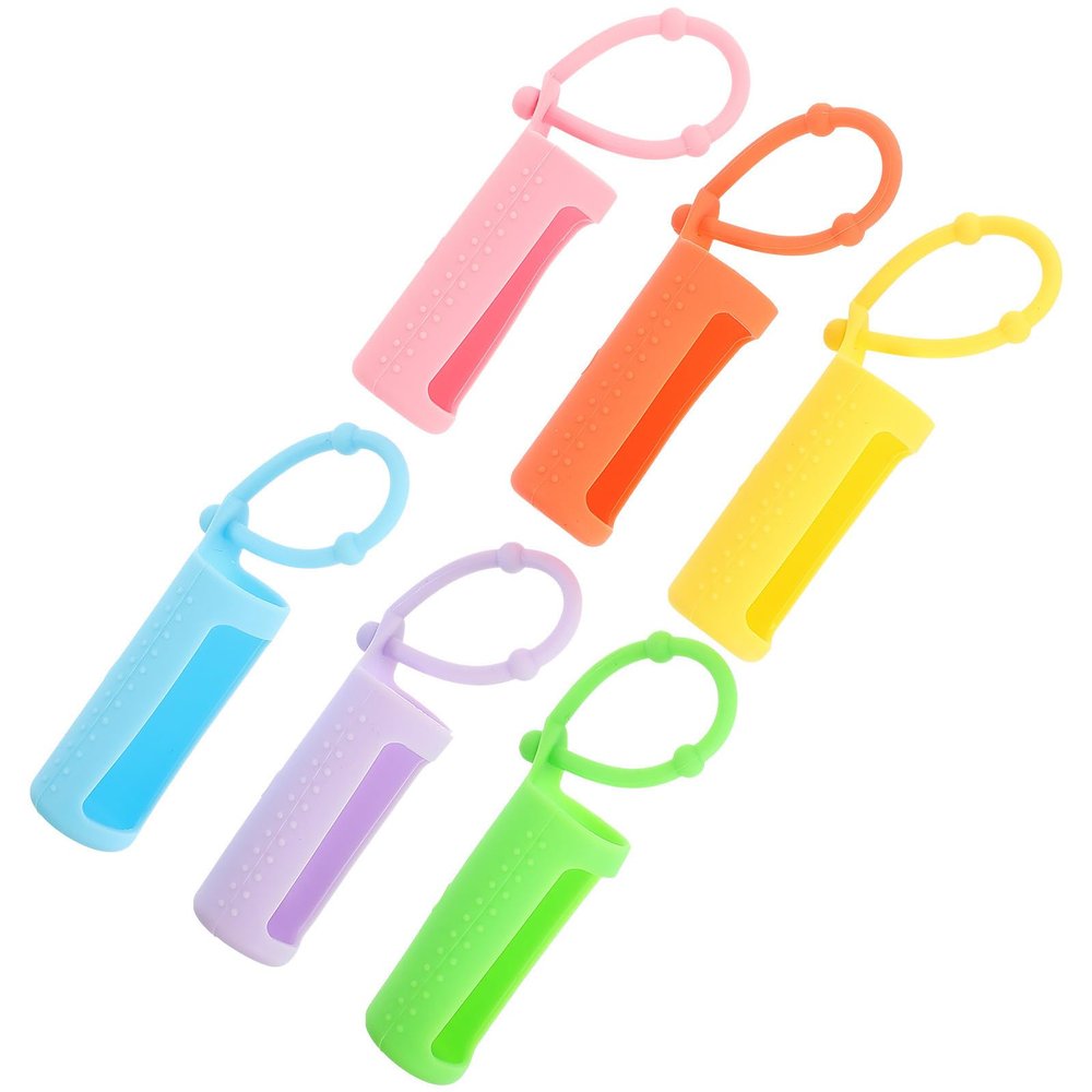 Alipis 6Pcs Silicone Roller Bottle Protector Sleeves for 10ml Essential Oil