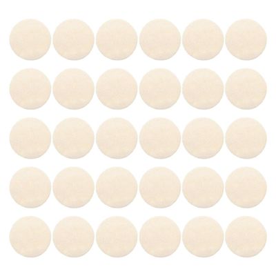 TEHAUX 30pcs Natural Loofah Exfoliating Face and Body Scrubber Pads Multipurpose Use Beige Bath Spa Skin Scrub for Men and Women