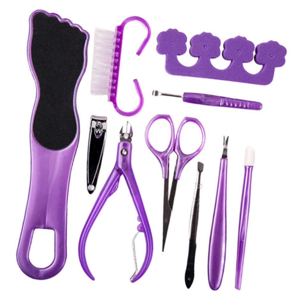Pedicure Set ABS Stainless Steel Foot Care Tool for Home Use